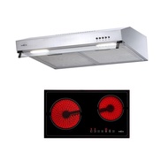 HomePro เตาฝัง+เครื่องดูดควัน HVH632N+2950X60 แบรนด์ MEX