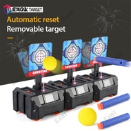 Auto-Reset Electric Target For Nerf Guns Bullets Toys For Beads Blaster Gun Toy Parts High Precision Scoring Practice Ta