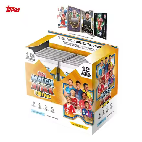 Topps UCC Match Attax Extra 2026 Full Box Contains 32 Extra Match Attax Envelopes 12 Cards per Envel
