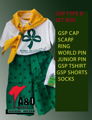 GIRLSCOUT ( JUNIOR SCOUT TYPE B SET) COMPLETE UNIFORM