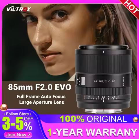 Viltrox AF 85mm F2 EVO Full Frame Lens Autofocus for Sony E Mount A6700 A7C2 A7CR A7M4 ZV-E1 Portrai