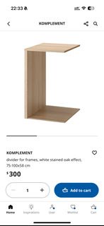ikea Komplement Pax wadrobe 宜家衣櫃 分隔板