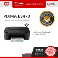 Canon PIXMA E3470 Wireless All-In-One Printer (Flagship Store Exclusive)