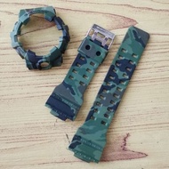 GA700 GA-700 GA710 GA-710 G-SHOCK Strap And Bezel Replacement Set Camouflaged Green