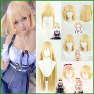 NS1 Hololive EN Watson Amelia Cosplay Wig Various Shapes Gold Short Hair Long Hair Bob Hair Boy Hair