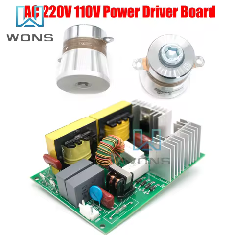 AC 220V 110V Ultrasonic Generator cleaning machine Drive Power Board 120W Generator Accessories Tran