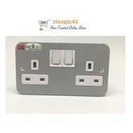 UMS 2 Gang Metal Clad (13A) - SIRIM Approved