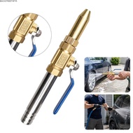 BACKSTREET4FC3 Mixer Truck Cleaning Nozzle, Ball Valve Switch 4 Points High Pressure Spray Head, Adj