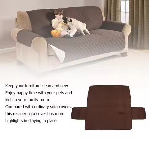 Couch Cover Pet Recliner Sofa Cover Waterproof Stains Wear Tear Resistant Comfortable Couch Protecto