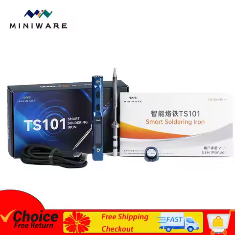 Miniware TS101 Soldering Iron TS100 Upgrade Original Portable Adjustable Temperature Digital Solder 
