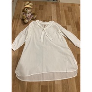 D79. Cotton Mini Dress 1 White New Fabric Clean No Lining