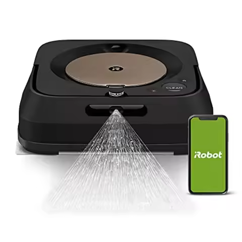 Braava Jet m6 6012 Ultimate Robot Mop- Wi-Fi Connected Precision Jet Spray Smart Mapping Works with 