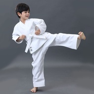 Karate gi seni mempertahankan diri putih kanak-kanak gi latihan dan pakaian pertandingan baju teakwo