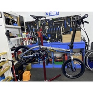 Folding bike 16" wheel saiz