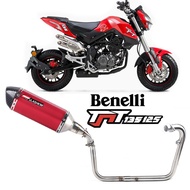 TNT125 TNT135 Full System Exhaust For Benelli Tnt 125 Tnt 135 Motocycle Exhaust Muffler Front Pipe Tube  Motorcycle Exha