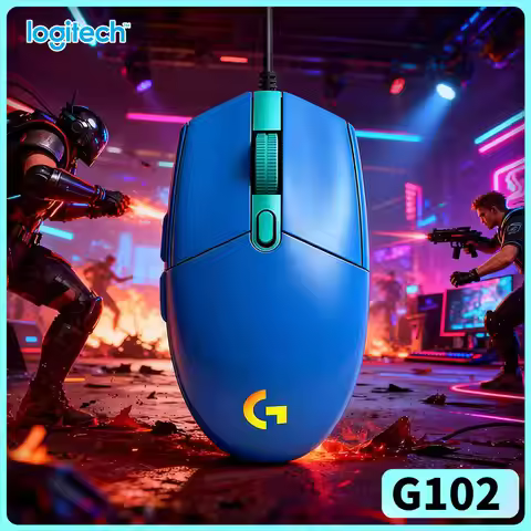 Logitech G102 RGB Gaming Mouse, Ergonomic Grip, 6 Programmable Buttons, Enhanced Control in Games G4