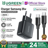 UGREEN Charger For Samsung PD Type C Super Fast Charging 25w 45419 - 1SET 25W BLACK