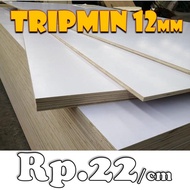 Custom 12mm Melamine Plywood Price Rp. 22/cm 12mm Matte White Melamine Plywood