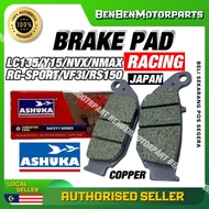 LC135 Y15ZR RS150 W125 W110 Y125ZR Brake Pad ASHUKA Racing NMAX NVX SRL115FI AVANTIZ Front Rear Depa