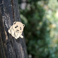 麥麥動物園-熊貓 紙雕書籤 | 可愛動物 療癒小物 文具送禮