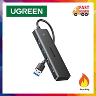 UGREEN CM219 USB-A 3.0 TO 4-PORTS HUB 5GBPS 15CM (UG-CM219-25851)