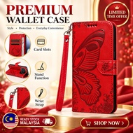 Butterfly Embossed Wallet Flip Phone 17/Phone 17 Pro/Phone 17 pro max Case PU Leather Cover Card Slo
