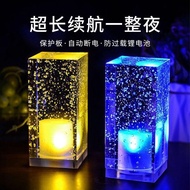 【00118fmrtfa29.my】 Straw Straw Bar Lights/Rechargeable Bar Table Lamp Dining Table Clear Bar Atmosph