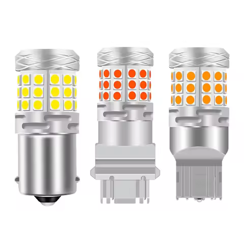 2PCS LED Bulb 1156 1156Y1157 3157 Canbus Car Reversing Light Lensless Bulbs Super Bright Car Brake L