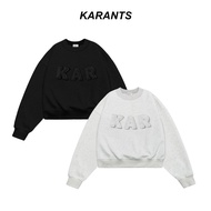 Karants KAR Logo Sweater Cropped Boxy Premium High Quality Soft Cotton-AK32