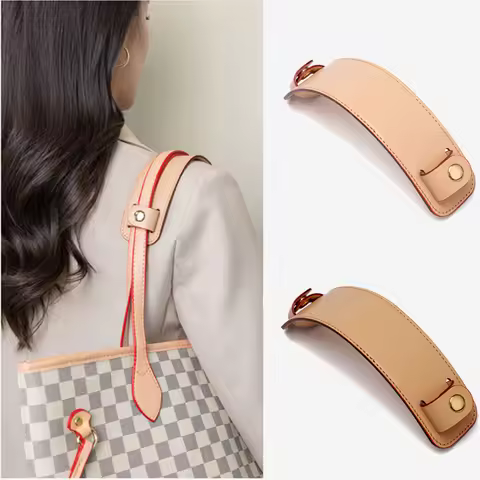 Bag Strap Decompression Shoulder Pad For LV NEVERFULL Leather Shoulder Rest Bag Handle Fixing Clip A