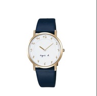 免稅商品出清【優惠商品】agnès b. 法式風情簡約手寫時尚女士腕錶