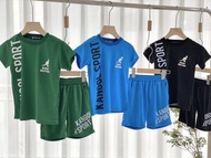 (今日照價減$20,兩套包郵順豐，手快有！日本原裝運動套裝，三個色，超輕薄透氣舒適）現貨回饋即寄！勁抵超靚！日本KANGOL袋鼠兒童運動休閒速乾套裝現貨清倉，全部品牌專供運動速乾面料，舒適，親膚，透氣
