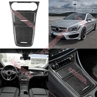 Tainan Benz A-Class W176 Central Control Panel Carbon Fiber Storage Box Set CLA W117 GLA X156 Interi