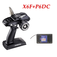 DUMBORC X6 6CH 2.4G เครื่องส่งสัญญาณตัวควบคุมวิทยุ RC พร้อมตัวรับสัญญาณ X6DC X6F ชุดไฟ DC LED สำหรับ