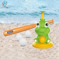 Dovewill Kids Pitching Machine Gifts Backyard Activities Entertainment Baseball Launcher