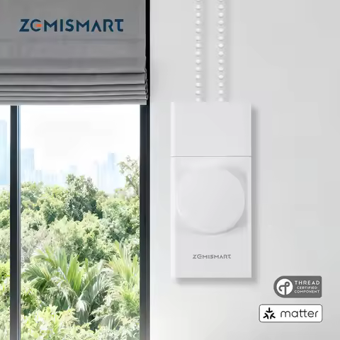 Zemismart Electric Honeycomb Shade Roller Blinds Driver Matter Thread Works with Alexa HomeKit Googl