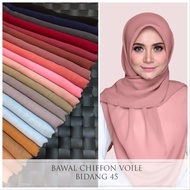 BORONG TUDUNG BAWAL CHIFFON VOILE