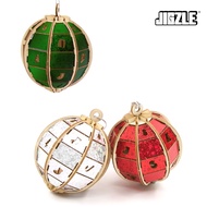 Jigzle Seasonal Christmas Ornament Ball Box Set 3D DIY Wooden Puzzle. Christmas and Office Gift Exchange Idea.