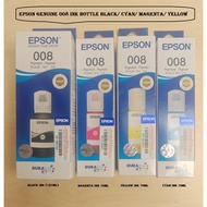 Epson Original Genuine 008 Ink Bottle Black,Cyan,Magenta,Yellow L15150,L6550,L6460,L6490