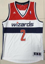 70%new John Wall #2 Wizards NBA 電繡 Adidas M
