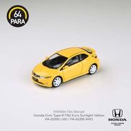 PARA64 1/64 Honda Civic Type R FN2 Euro - Sunlight Yellow