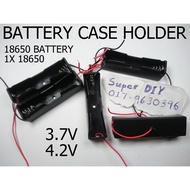 18650 Battery case spring holder with wire single cell one slot 18650 3.7V 4.2V Spring 1S 2S 3S 4S 7.4V 11.1V 14.8V DIY