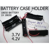 18650 Battery case spring holder with wire single cell one slot 18650 3.7V 4.2V Spring 1S 2S 3S 4S 7