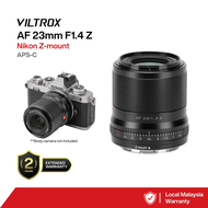 VILTROX 23mm F1.4-Z Mount APS-C AUTO FOCUS PRIME LENS for NIKON