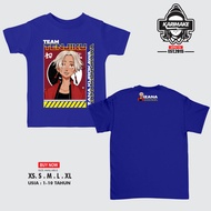 kaos baju anak tokyo revengers izana kurokawa tenjiku gang -karimake - v1 - biru m