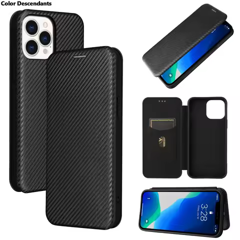 Flip Cover carbon fiber Leather Wallet Book Case For SONY Xperia XZ3 1 ACE 10 Plus 5 8 1 10 II L4 Ph