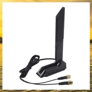 (P U T L)1 PCS WiFi 6E Antenna 2T2R 2.4G/5G/6G Black Plastic for   B660 H670 M13H Z690 Motherboard