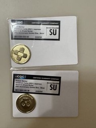 日版 金屬 硬幣 黃金盒 黃金禮盒  CGC 2021  Pokémon Pokemon coin 25週年金幣 (兩款) PTCG TCG 寶可夢 寵物小精靈 鑒定 PSA 10 BGS 10 CG