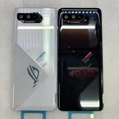 Hot For Asus ROG5 ROG Phone 5 5S ZS673KS Back Glass Panel Rear Housing Door Case Phone Lid Camera Le