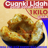 Cemilan cuanki LIDAH PEDAS isi 1KG Asin GURIH by GG